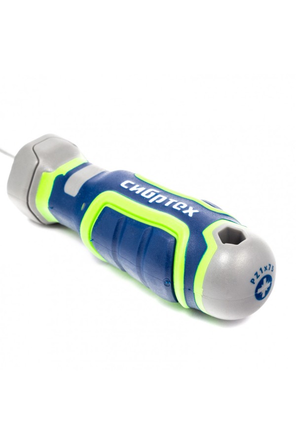 Отвертка PZ1 x 75 мм, CrV, четырехкомпонентная рукоятка Сибртех