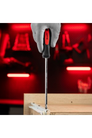 Отвертка комбинированная SL6/PH2 мм, CrV, антискользящая двухкомпонентная рукоятка Matrix