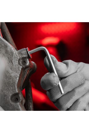 Набор ключей имбусовых HEX, 1.5-10 мм, CrV, 9 шт, коротких, с сатиновым покрытием Matrix