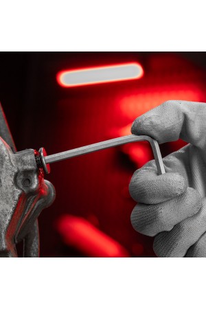 Набор ключей имбусовых HEX, 1.5-10 мм, CrV, 9 шт, коротких, с сатиновым покрытием Matrix