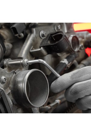 Набор ключей имбусовых Torx , 9 шт, T10-T50, CrV, коротких, с сатинированным покрытием Matrix