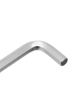 Набор ключей имбусовых HEX, 1.5-12 мм, CrV, 10 шт, удлиненных, шарообразный наконечник, с сатинированным покрытием, чехол Matrix