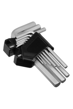 Набор ключей имбусовых, HEX, 1,5-10 мм, CrV, 9 шт. Сибртех