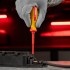 Отвертка Insulated, SL3 x 80 мм, CrMo, до 1000 В, двухкомпонентная рукоятка Matrix Professional
