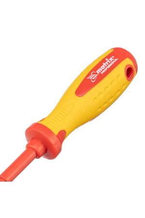 Отвертка Insulated, PH0 x 75 мм, CrMo, до 1000 В, двухкомпонентная рукоятка Matrix Professional