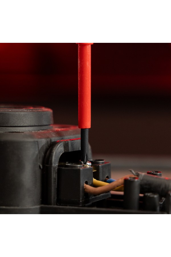 Отвертка Insulated, PH0 x 75 мм, CrMo, до 1000 В, двухкомпонентная рукоятка Matrix Professional