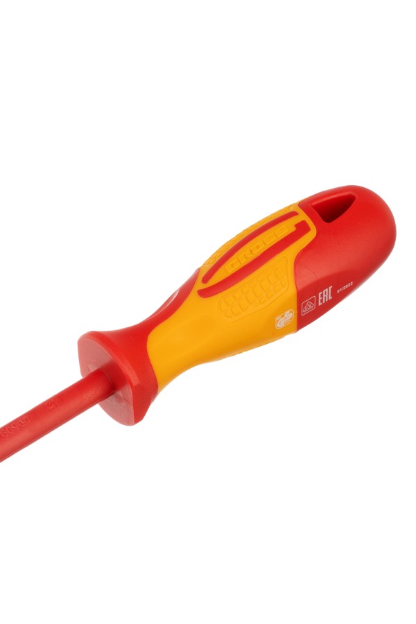 Отвертка диэлектрическая SL5.5 х 125 мм, CrMo, до 1000 В, двухкомпонентная рукоятка Gross