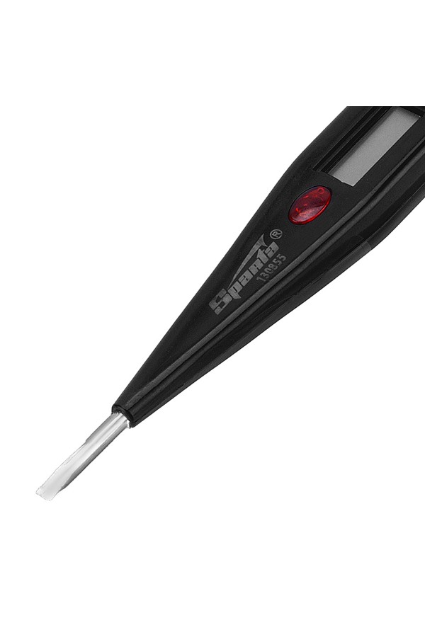 Тестер напряжения 12-220 В, жидкокристаллический дисплей с неоновой лампочкой Sparta