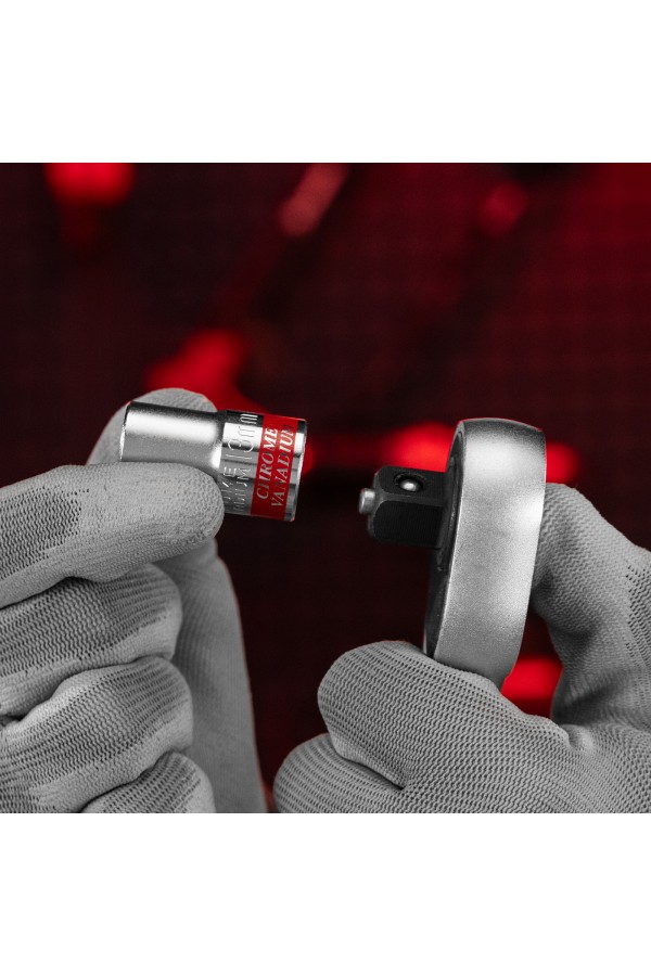 Головка торцевая, 13 мм, шестигранная, CrV, под квадрат 1/2, хромированная Matrix