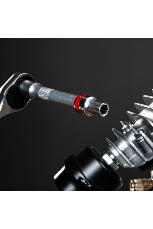 Головка торцевая, 15 мм, шестигранная, CrV, под квадрат 1/2, хромированная Matrix