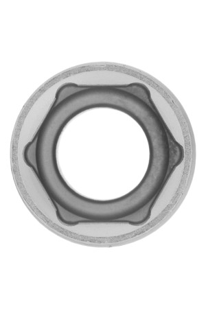 Головка торцевая, 16 мм, шестигранная, CrV, под квадрат 1/2, хромированная Matrix