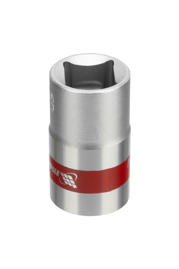 Головка торцевая, 16 мм, шестигранная, CrV, под квадрат 1/2, хромированная Matrix