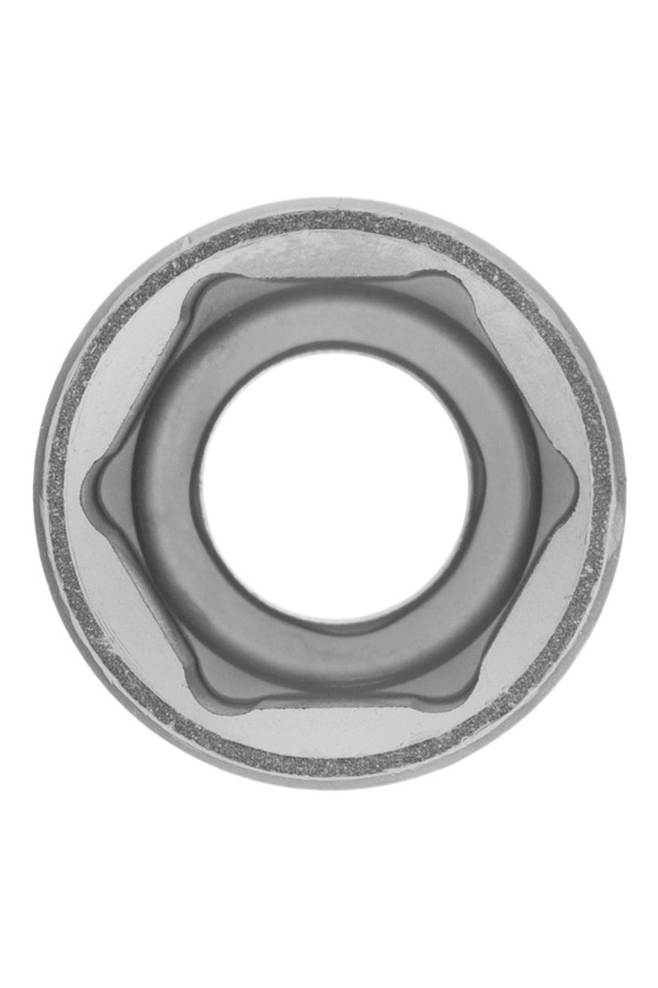 Головка торцевая, 17 мм, шестигранная, CrV, под квадрат 1/2, хромированная Matrix