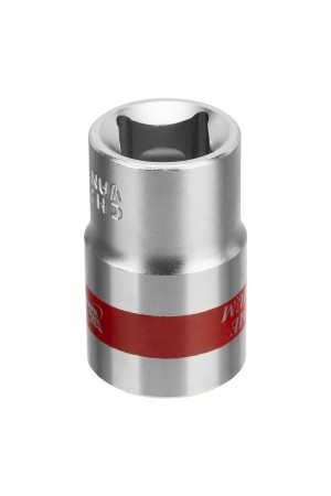 Головка торцевая, 17 мм, шестигранная, CrV, под квадрат 1/2, хромированная Matrix