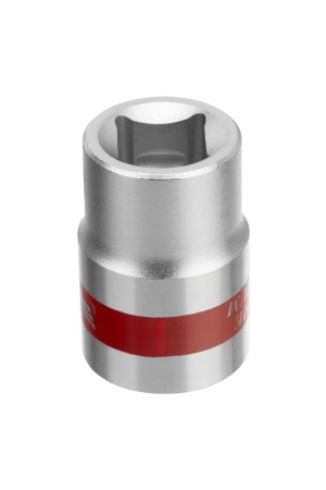 Головка торцевая, 19 мм, шестигранная, CrV, под квадрат 1/2, хромированная Matrix