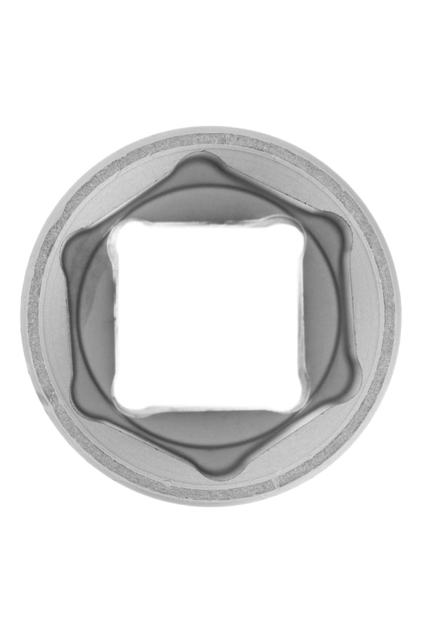 Головка торцевая, 19 мм, шестигранная, CrV, под квадрат 1/2, хромированная Matrix