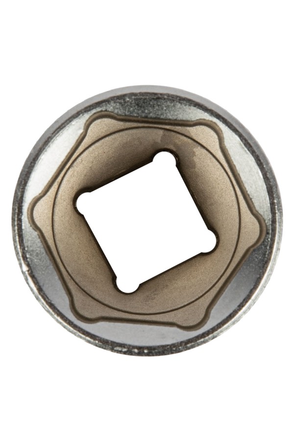 Головка торцевая, 24 мм, шестигранная, CrV, под квадрат 1/2, хромированная Matrix