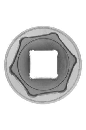 Головка торцевая, 27 мм, шестигранная, CrV, под квадрат 1/2, хромированная Matrix