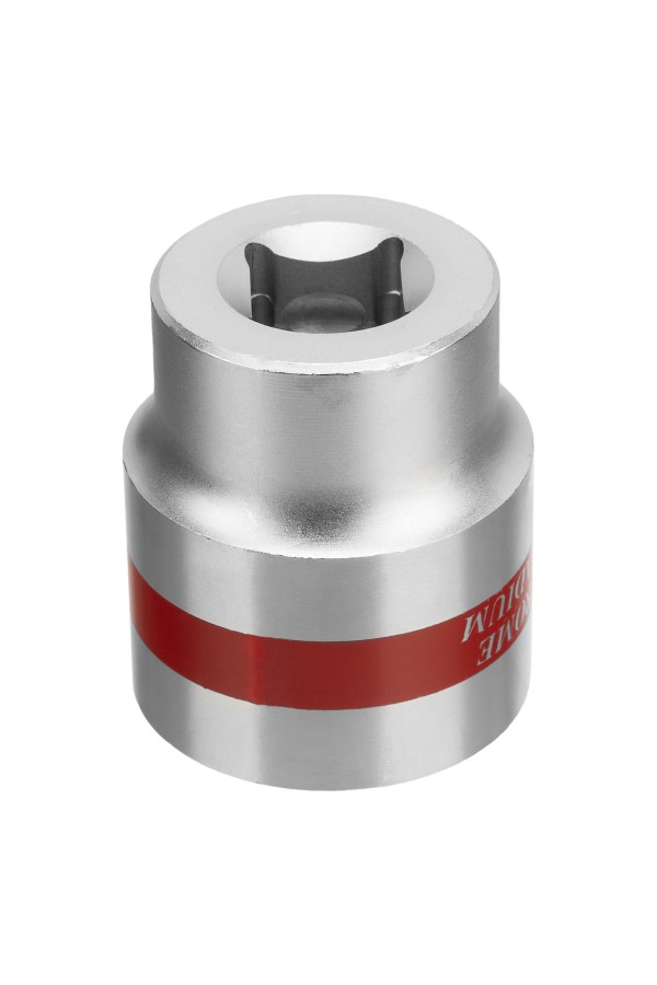 Головка торцевая, 27 мм, шестигранная, CrV, под квадрат 1/2, хромированная Matrix