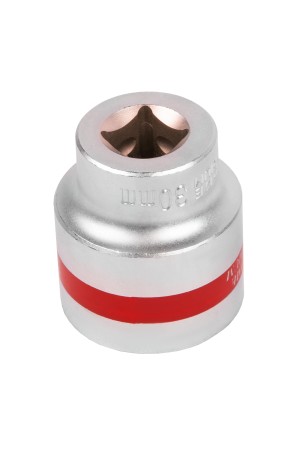 Головка торцевая, 30 мм, шестигранная, CrV, под квадрат 1/2, хромированная Matrix