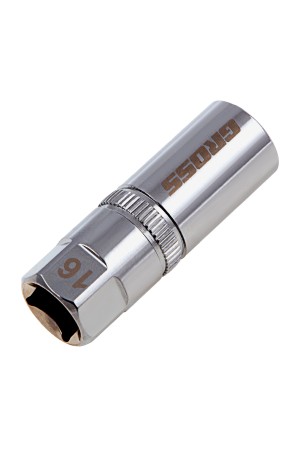 Головка торцевая свечная, магнитная, двенадцатигранная, 16 мм, под квадрат 1/2 Gross