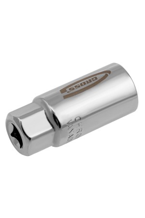 Головка торцевая многоразмерная, CrV, 6-21 мм, под квадрат 3/8, CrV, хромированная Gross