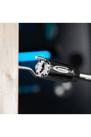 Головка торцевая многоразмерная, CrV, 6-21 мм, под квадрат 3/8, CrV, хромированная Gross