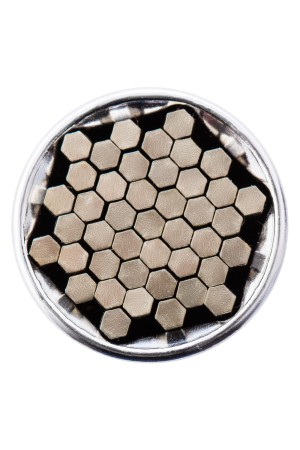 Головка торцевая многоразмерная, CrV, 6-21 мм, под квадрат 3/8, CrV, хромированная Gross