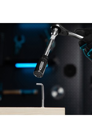 Головка торцевая многоразмерная, CrV, 6-21 мм, под квадрат 3/8, CrV, хромированная Gross