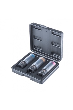 Набор головок ударных шестигранных для колесных дисков 17, 19, 21 мм, 1/2