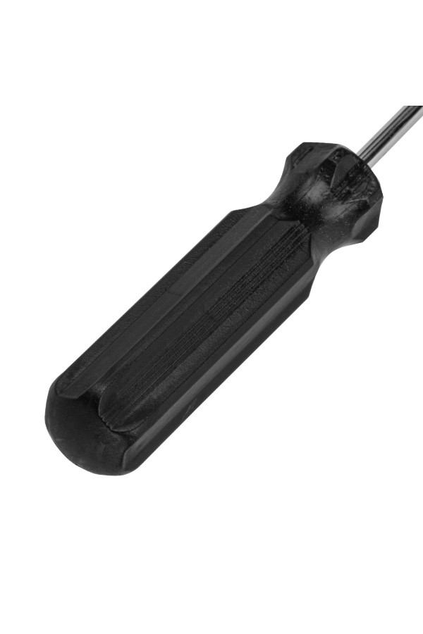 Отвертка PH1 х 75 мм, углеродистая сталь, черная пластиковая рукоятка Sparta
