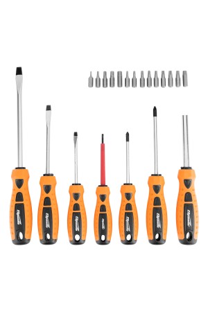 Набор отверток, биты, двухкомпонентные рукоятки, 21 предмет Sparta