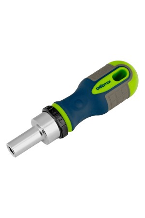 Отвертки реверсивные с набором бит и торцевыми головками, 41 шт, CrV Сибртех