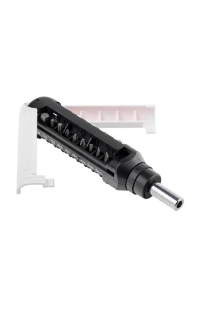 Отвертка реверсивная с набором бит и торцевых головок, 15 шт, CrV Matrix Pro