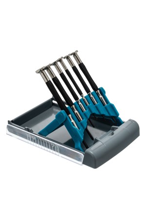 Набор отверток для точной механики, CrMo, металлические обрезиненные рукоятки, 6 шт, бокс трансформер Gross