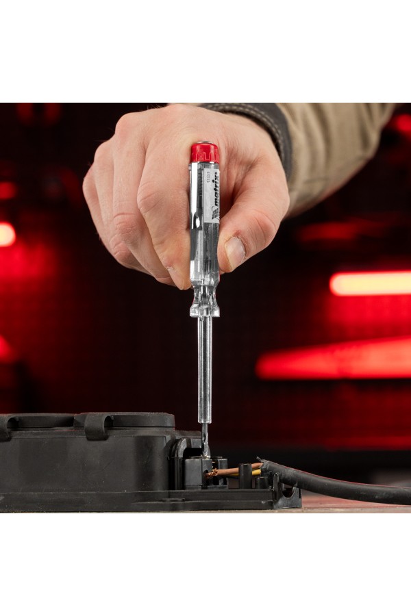 Набор диэлектрических отверток 7 шт, до 1000 В, пробник электрический до 250 В, двухкомпонентные рукоятки Matrix Professional