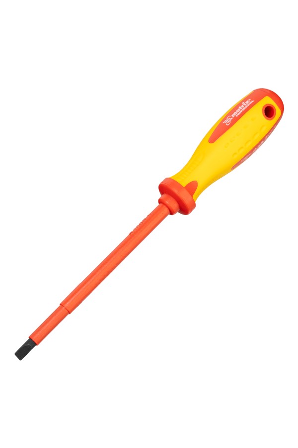 Набор диэлектрических отверток 7 шт, до 1000 В, пробник электрический до 250 В, двухкомпонентные рукоятки Matrix Professional