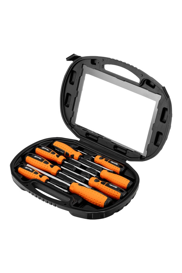 Набор отверток, СrV, в пластмассовом боксе, 8 шт, Sparta