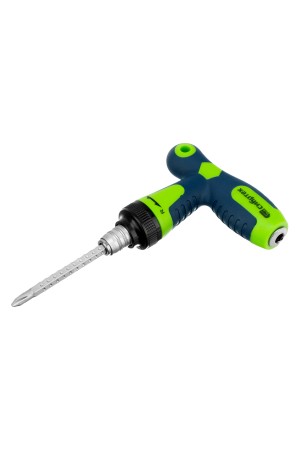 Отвертка реверсивная Т-образная комбинированная PH2/SL6, CrV Сибртех