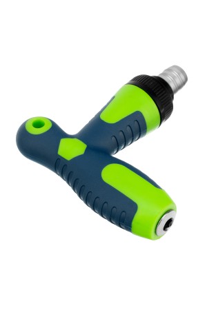 Отвертка реверсивная Т-образная комбинированная PH2/SL6, CrV Сибртех