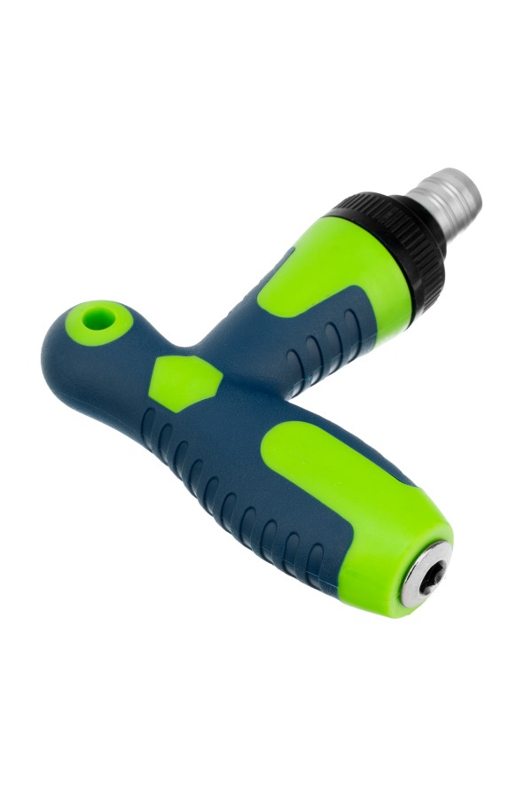 Отвертка реверсивная Т-образная комбинированная PH2/SL6, CrV Сибртех