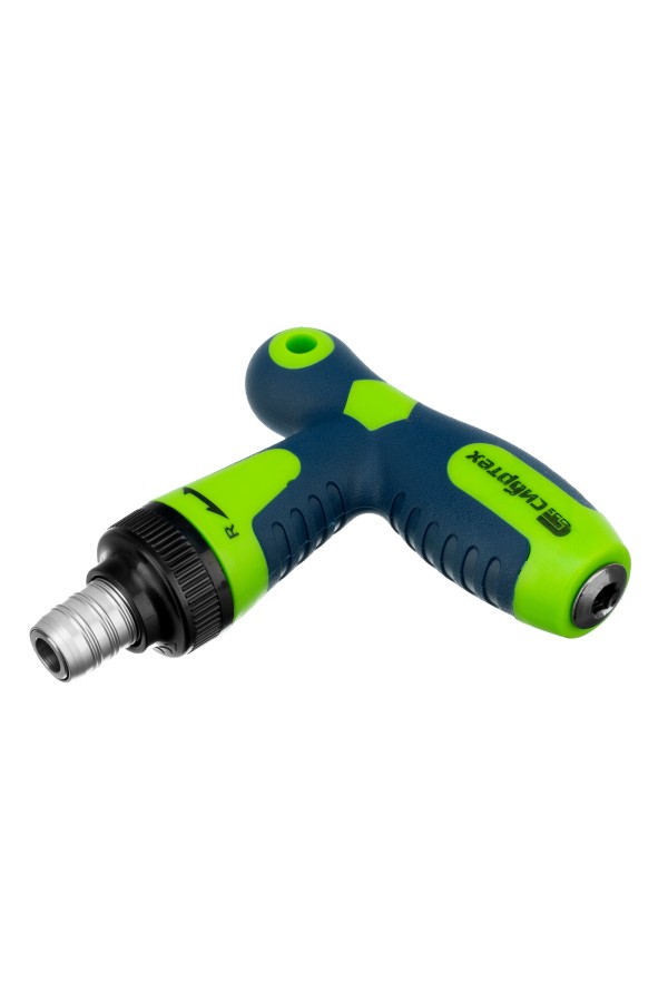 Отвертка реверсивная Т-образная комбинированная PH2/SL6, CrV Сибртех