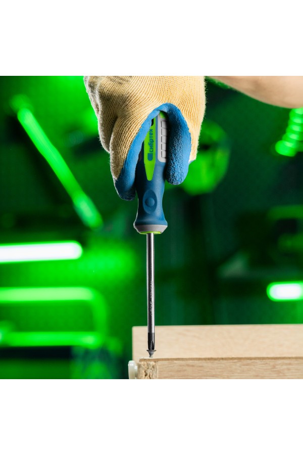 Набор отверток универсальный, CrV, трехкомпонентные рукоятки, 8 предметов Сибртех