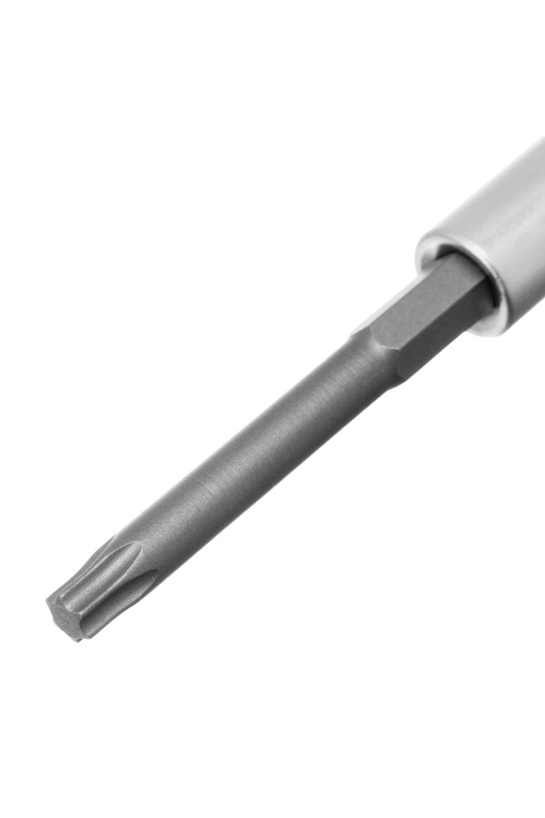 Отвертка реверсивная с набором бит и торцевых головок, 25 шт, CrV, чехол Сибртех