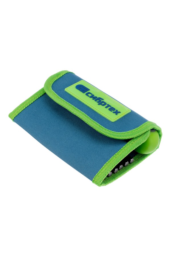 Отвертка реверсивная с набором бит и торцевых головок, 25 шт, CrV, чехол Сибртех