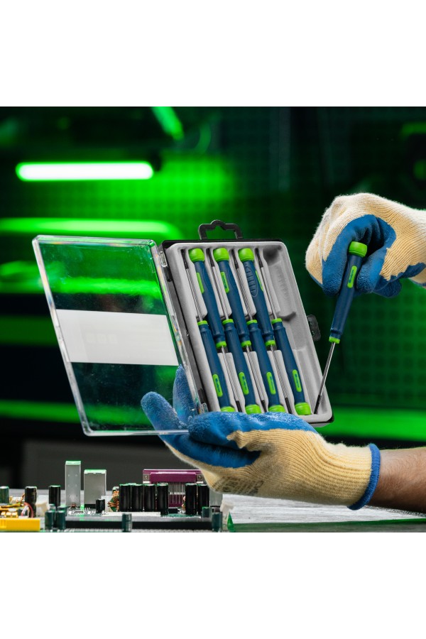 Набор отверток для точных работ универсальный, 8 шт, Crv Сибртех