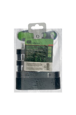 Отвертка Т-образная реверсивная с набором бит, торцевых головок, 33 предмета, CrV Сибртех