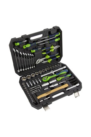 Набор инструментов 76 предметов CrV, 1/2