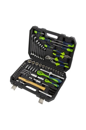 Набор инструментов 76 предметов CrV, 1/2