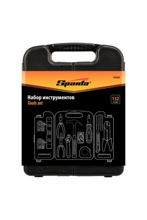 Набор инструментов бытовой, 132 предмета Sparta